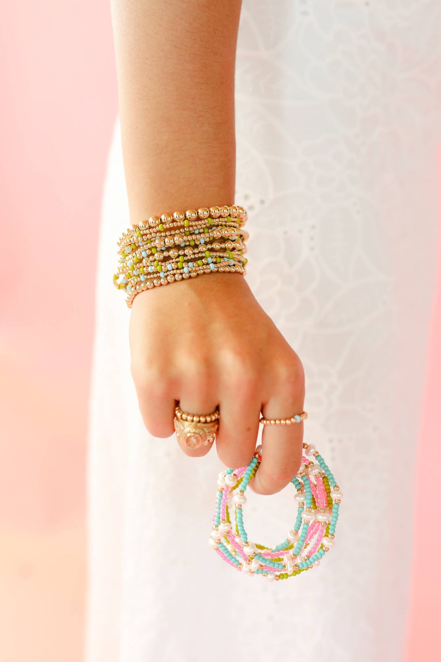 Turquoise Pearl Bracelet