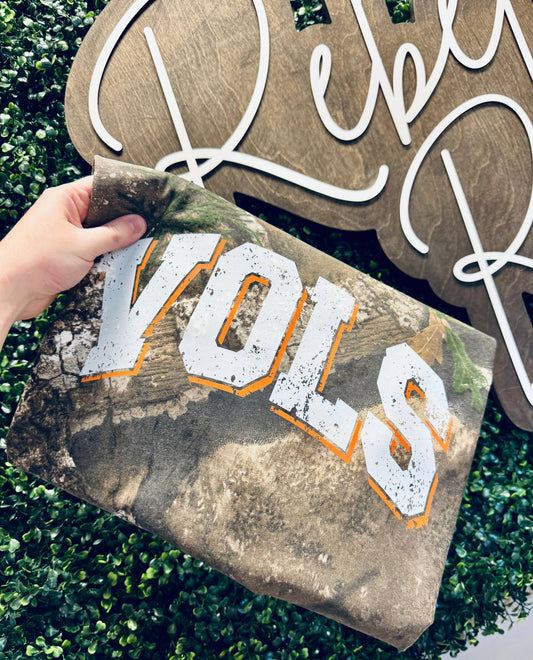 Camo Vols Graphic T-shirt