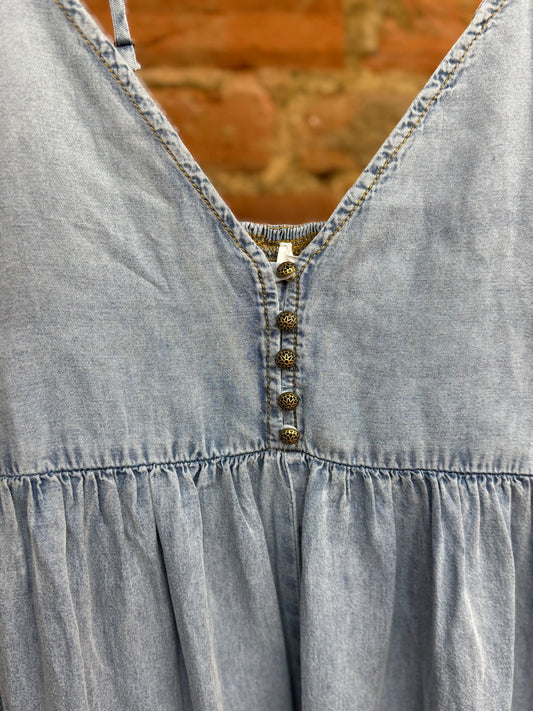 Spring Days Denim Jumpsuit