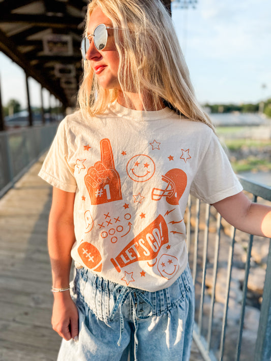 GRC Football spirit gameday theme cc tee