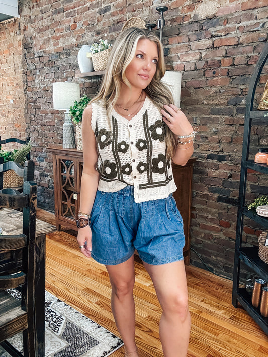 Easy Summer Day Denim Shorts