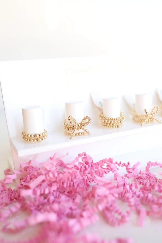 Gold Bow Rings