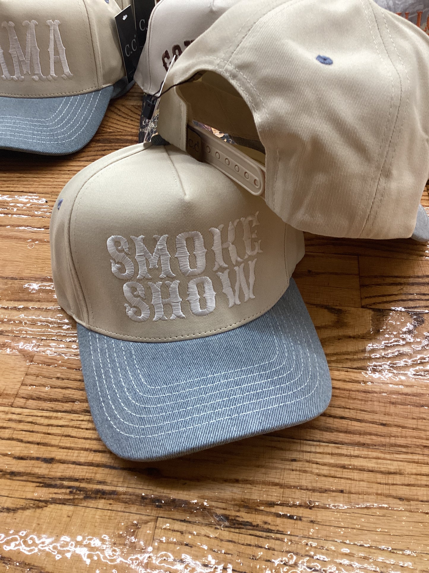 Smoke show denim hat