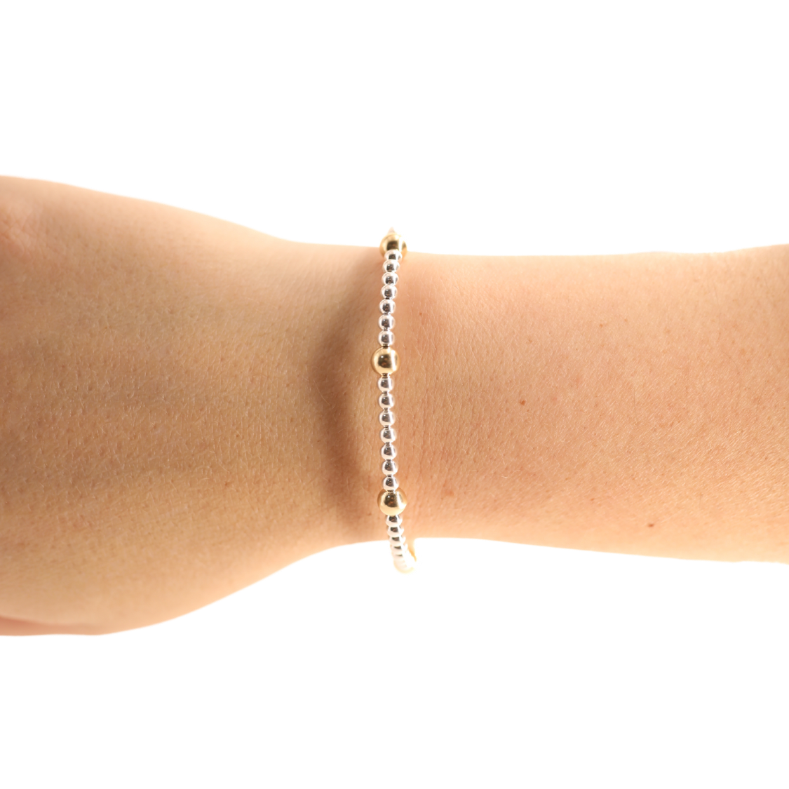 Olive Bracelet in Silver with Gold