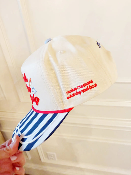 You Look Like The 4th Of July-Makes Me Wanna Hot Dog HAT