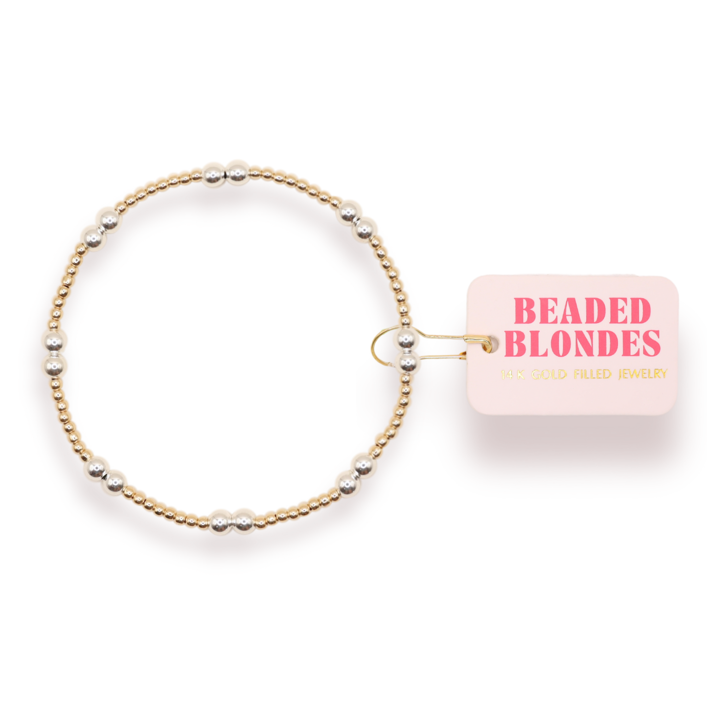 Leah Bracelet in Gold with Silver