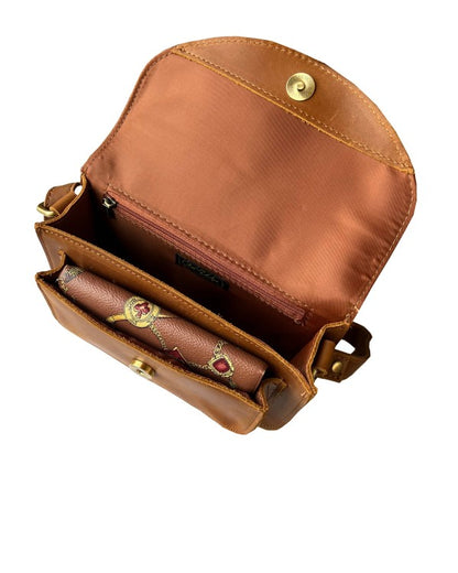 RL Mini Crazy Horse Hidden Front Snap Crossbody