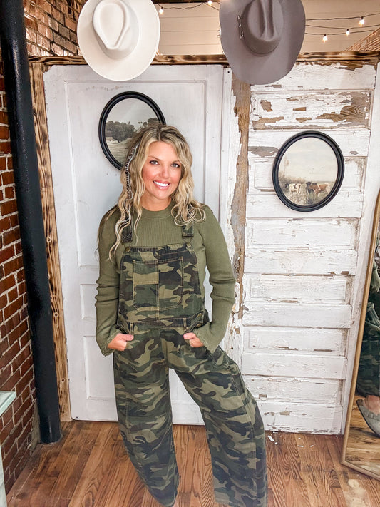 Brittney Barrel Overalls