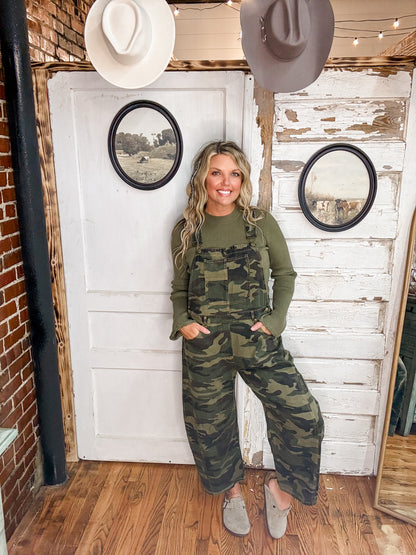 Brittney Barrel Overalls