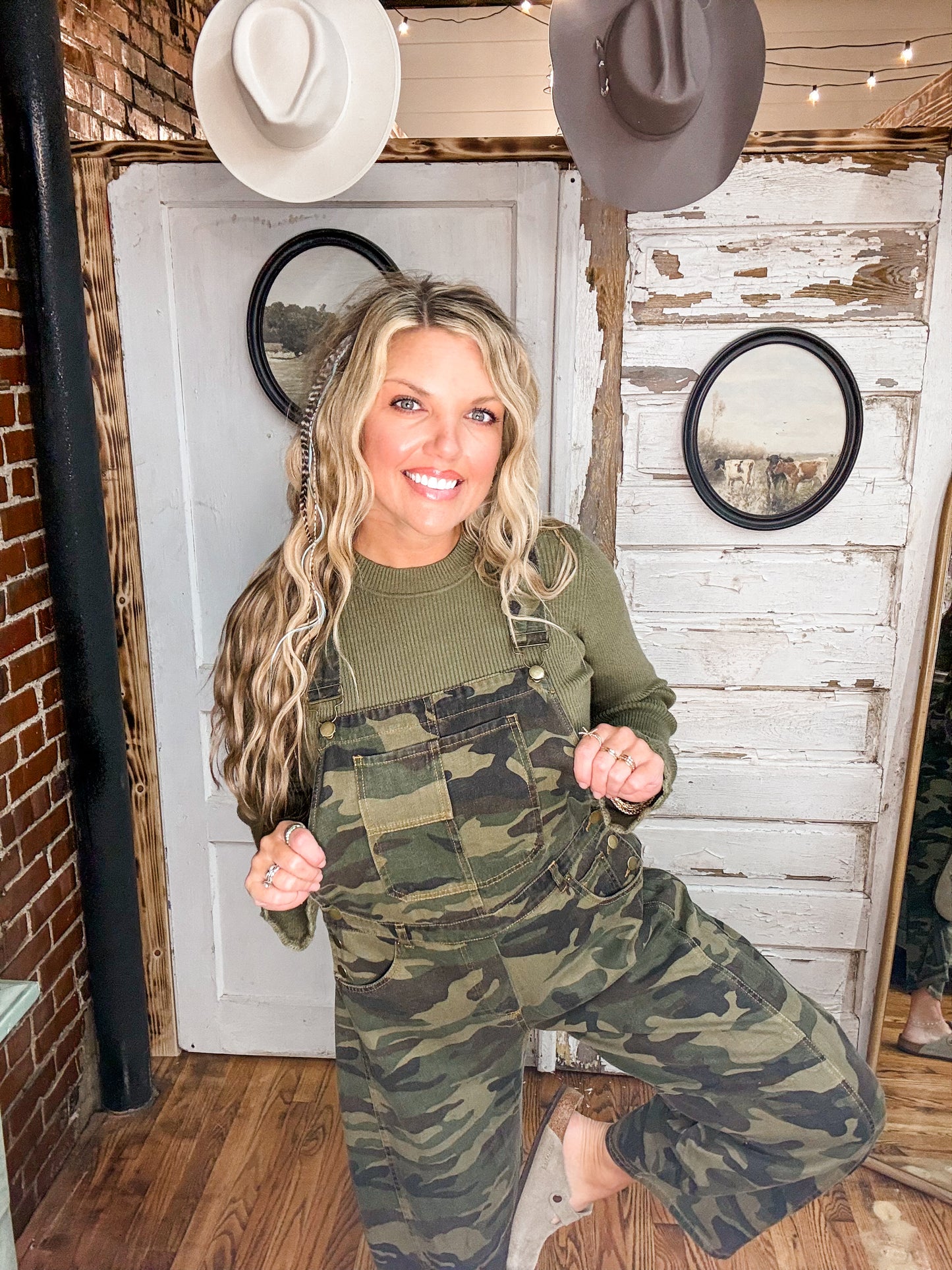 Brittney Barrel Overalls