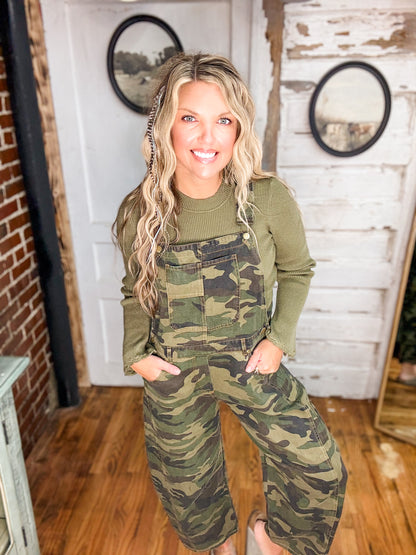 Brittney Barrel Overalls