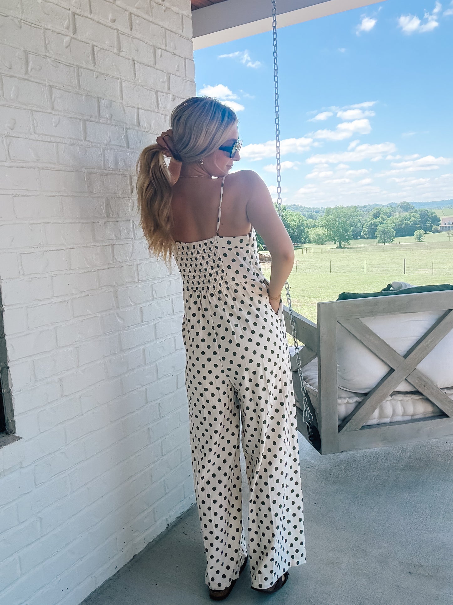 Mossy Dots Jumper