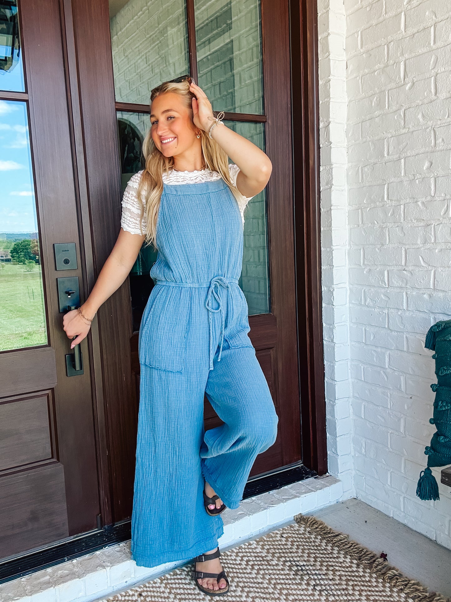 Britt's Original Acid Wash Blue Jumpsuit