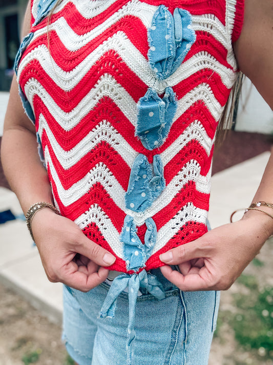 Firework Knit Vest