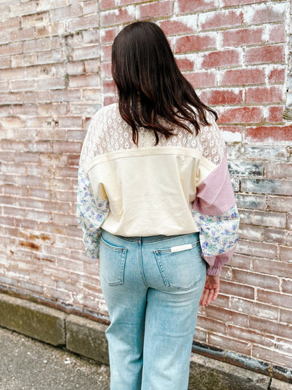 Vintage Dreams Cuffed Jeans