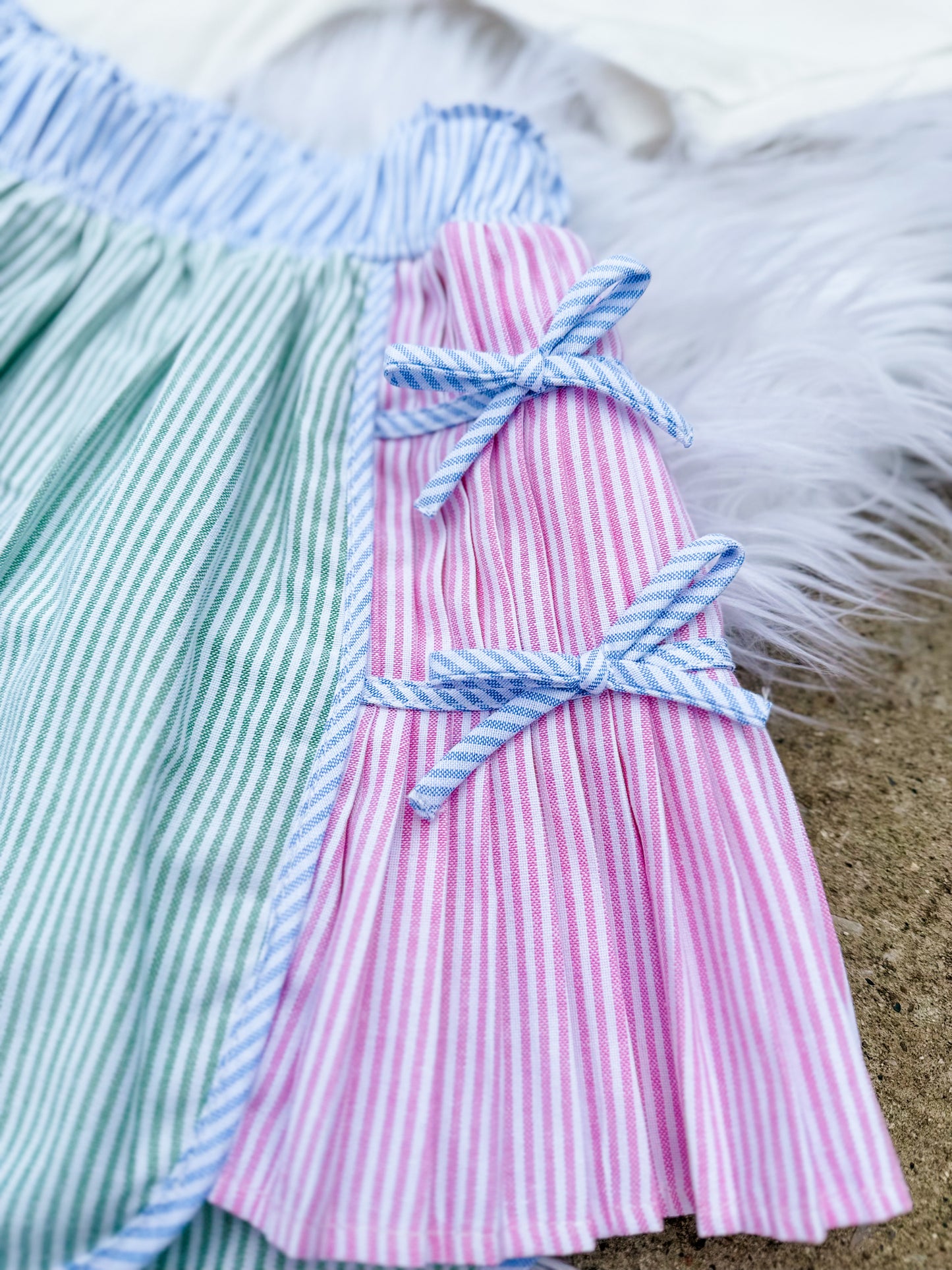 Pastel multi color sporty shorts