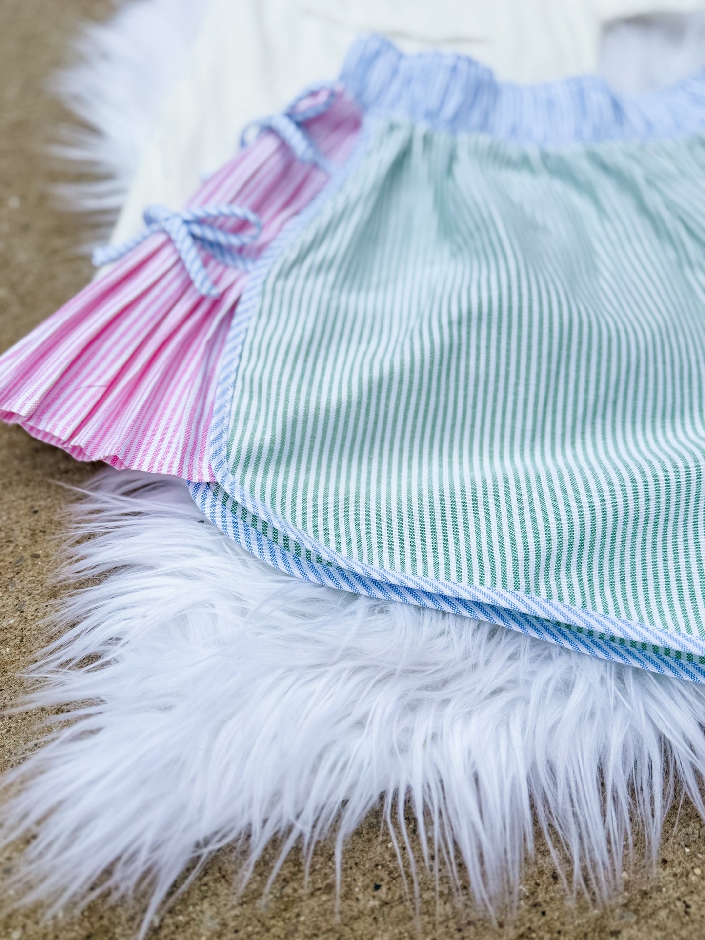 Pastel multi color sporty shorts