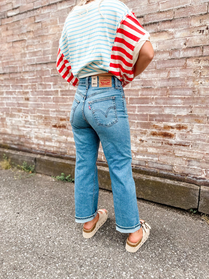 Levi's ribcage straight ankle