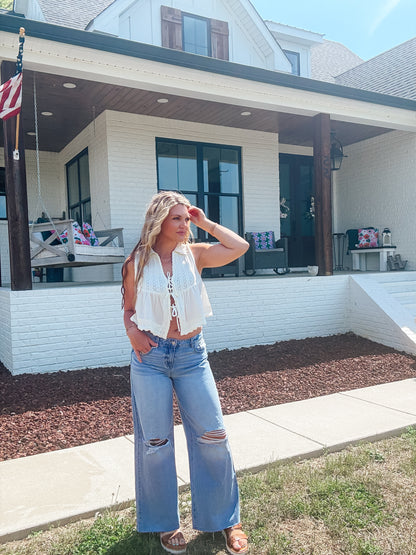 The It Girl Low Rise Light Denim Jeans