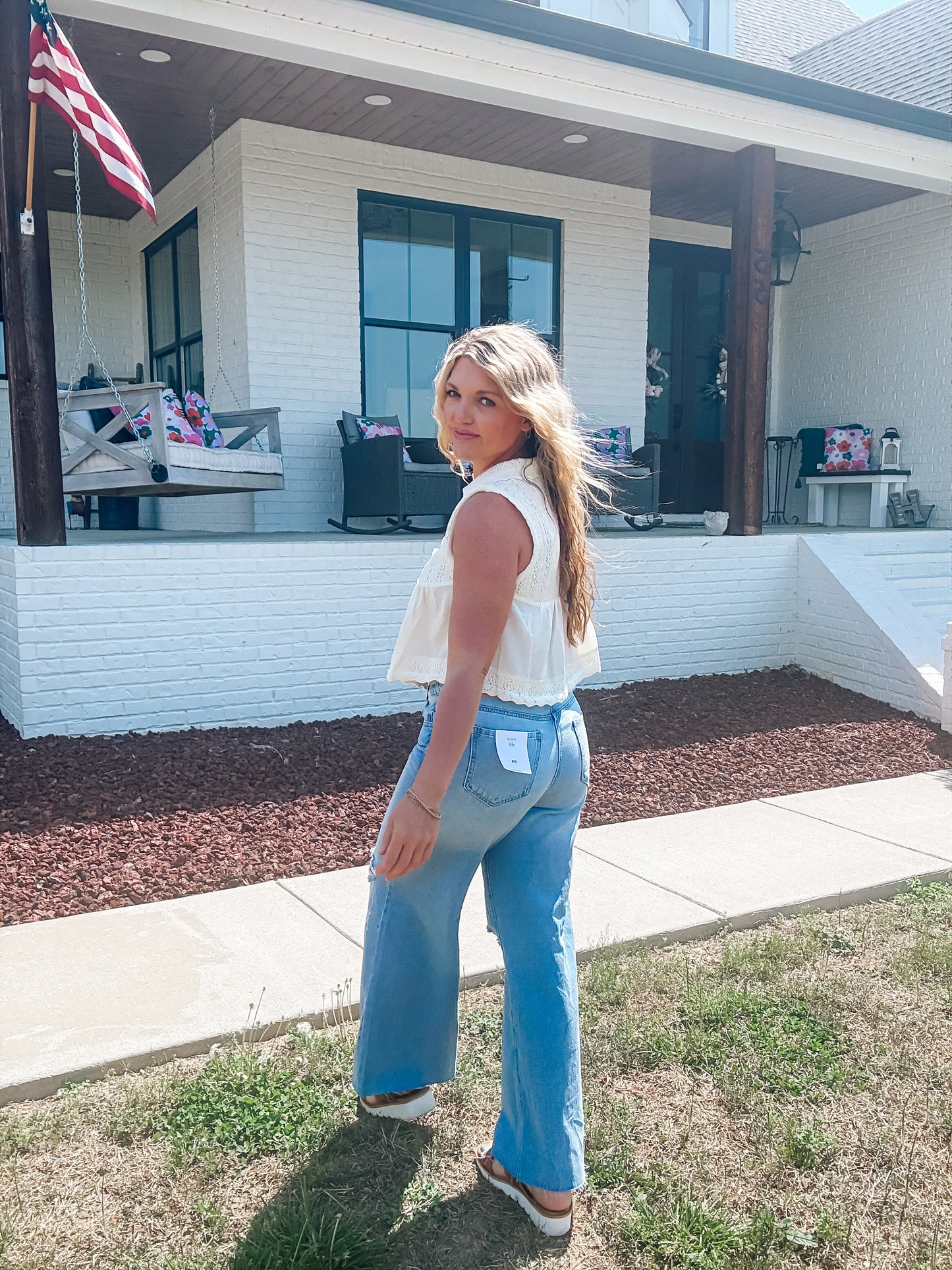 The It Girl Low Rise Light Denim Jeans
