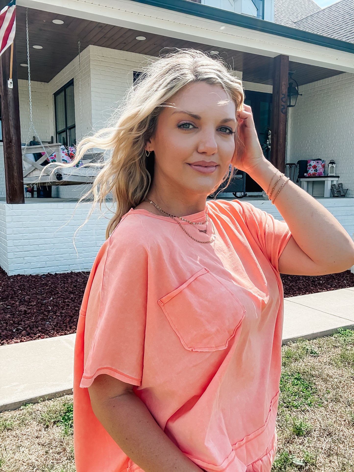 The Daydream Set in Coral