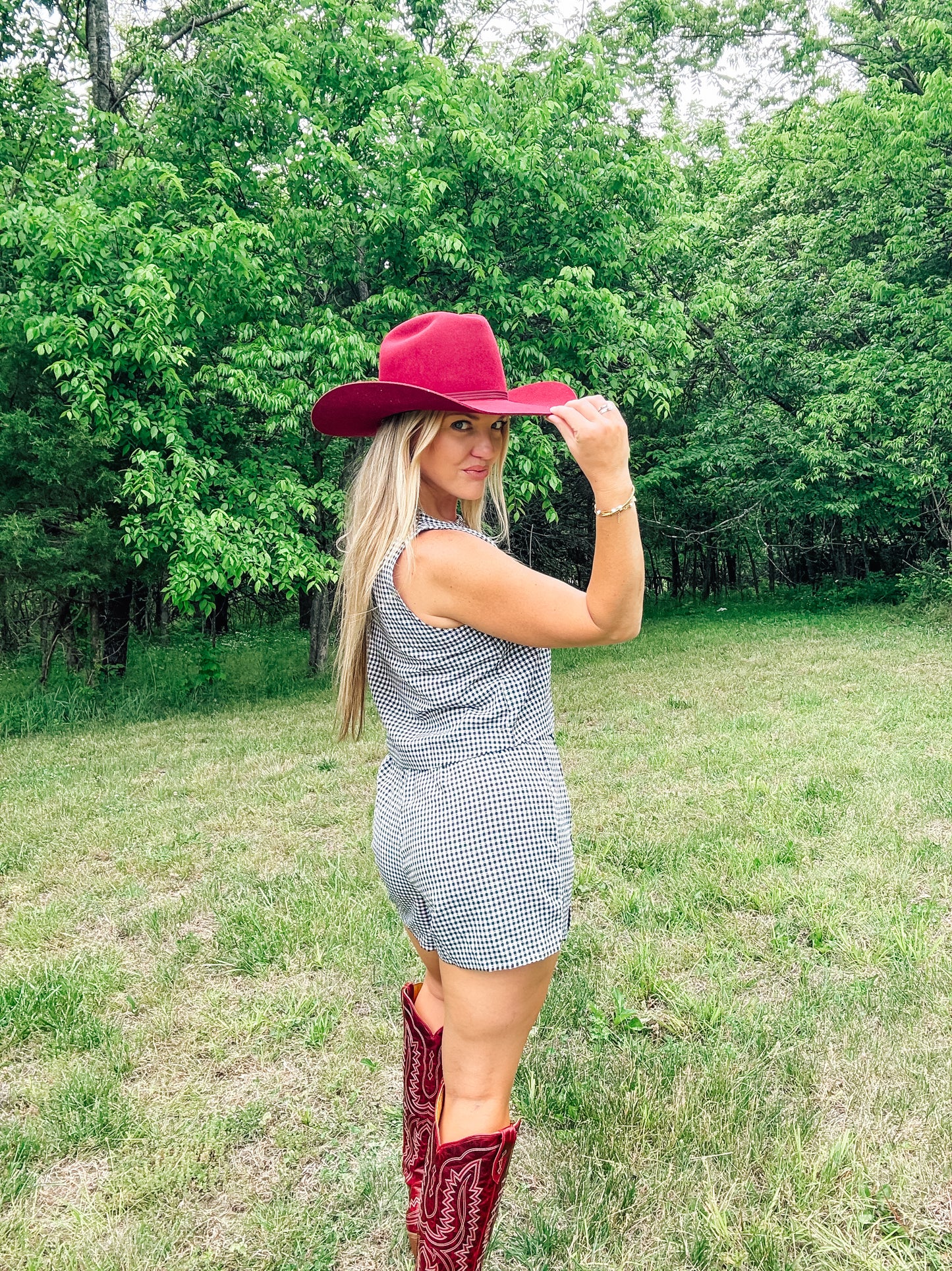 Picnic Date Matching Top & Shorts Set