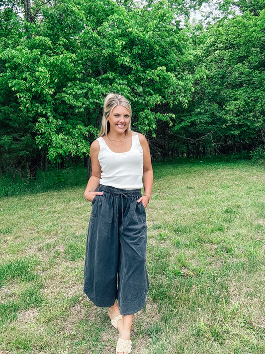 Flowy State Wide Leg Pants