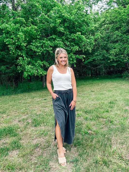 Flowy State Wide Leg Pants