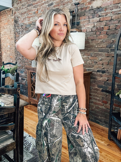 Rhinestone Camo Cowgirl Jeans
