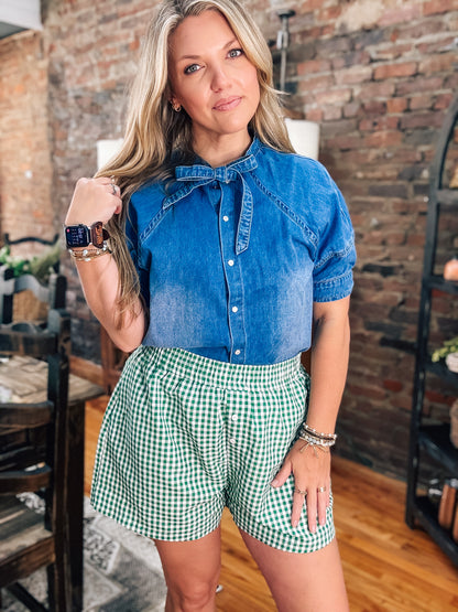 Cowgirl Dreams Denim Blouse