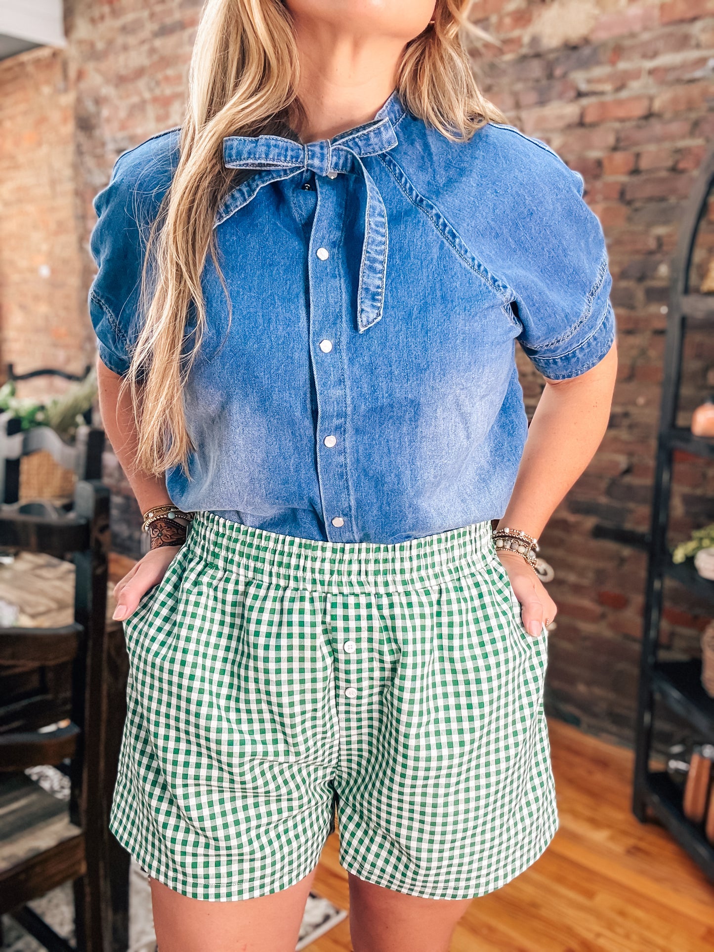 Cowgirl Dreams Denim Blouse
