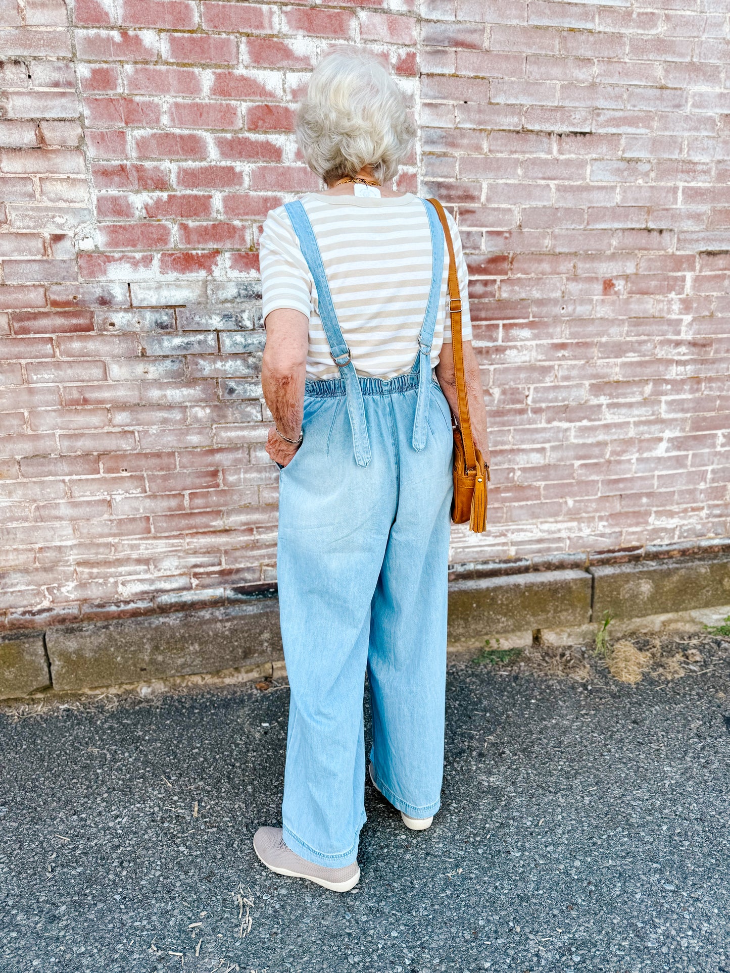 BI denim overall jumpsuit Lt. wash