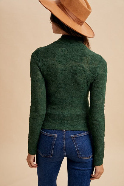 AW Mock Neck Sweater Top