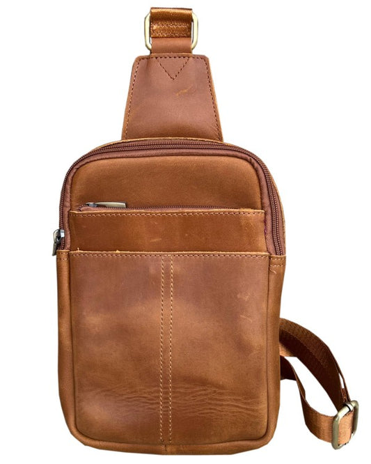 RL Crazy Horse Leather Crossbody/sling bag Travel