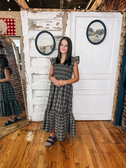 Homeroom Honey Plaid Dress