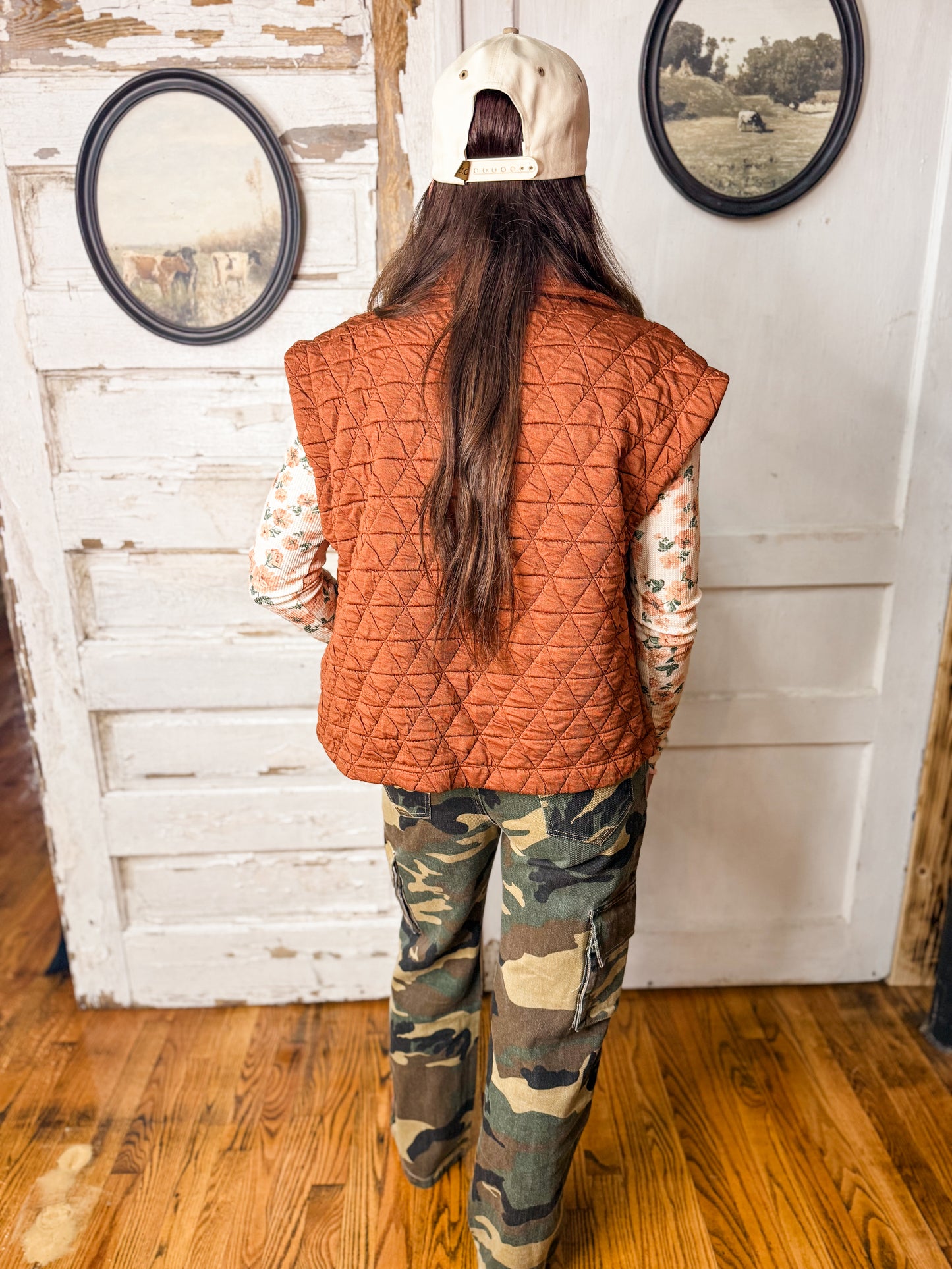 SM Camo Cargo Straight Pants