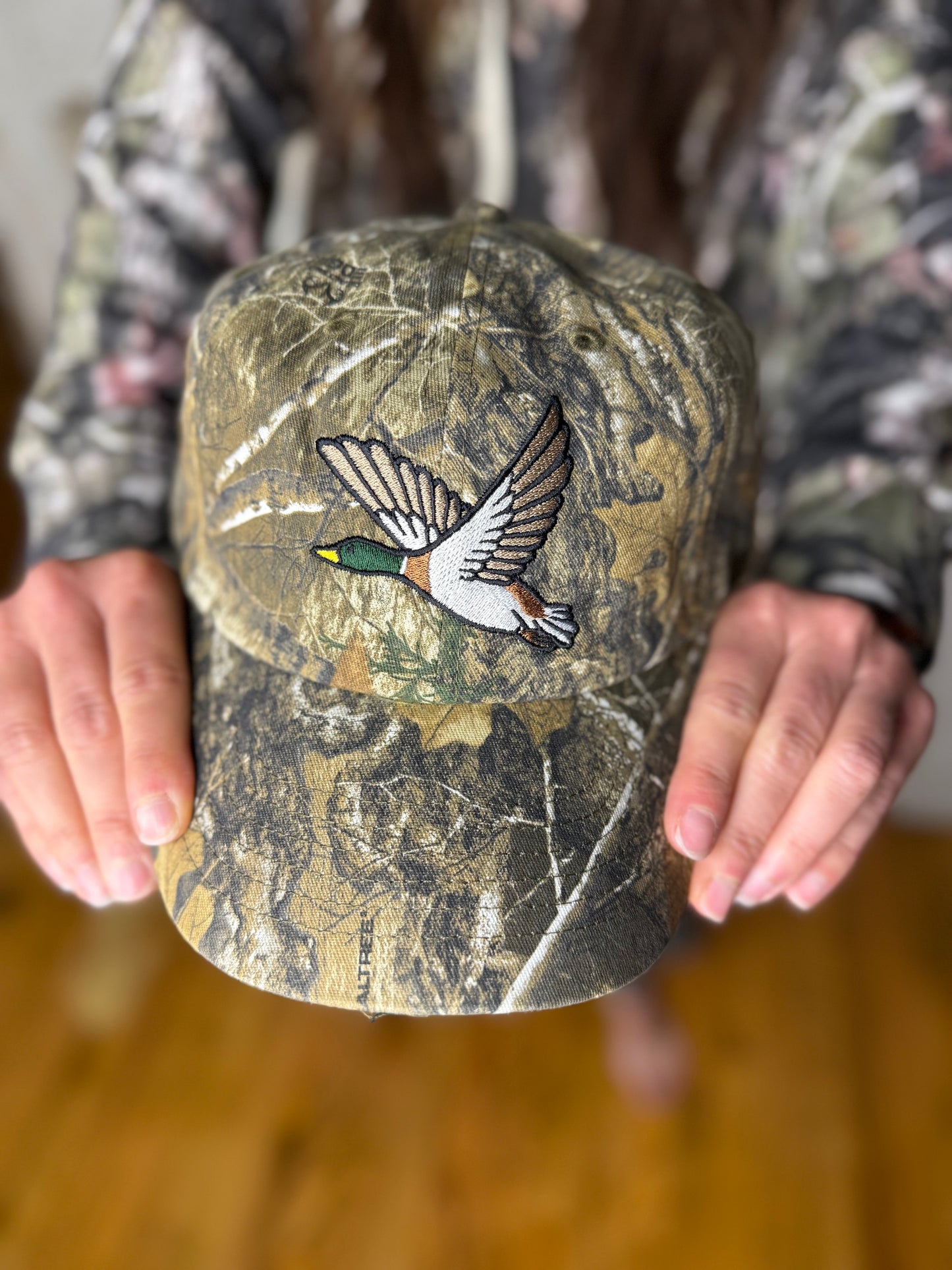 Camo mallard hat