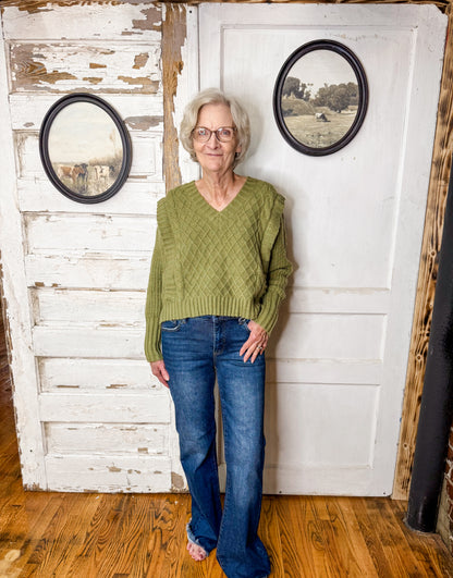 Risen Mid Rise Flare Jeans