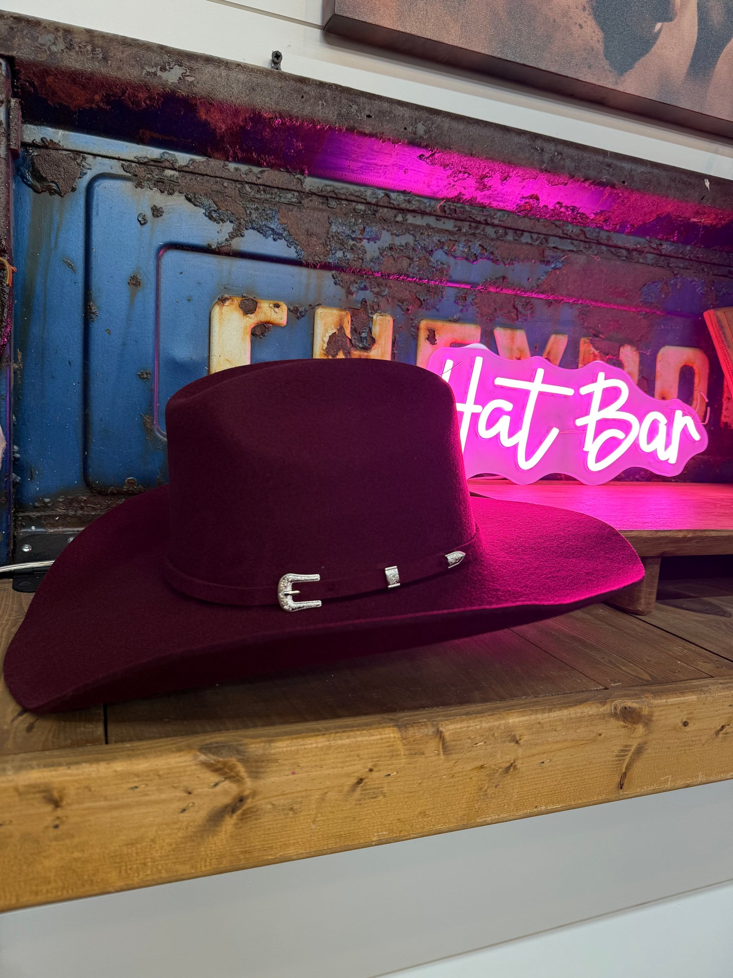 100% Wool Felt Western Cowboy Hat - Style Cattleman