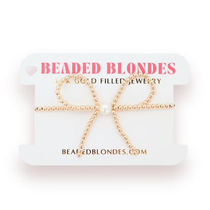 Gold Bow Bracelet