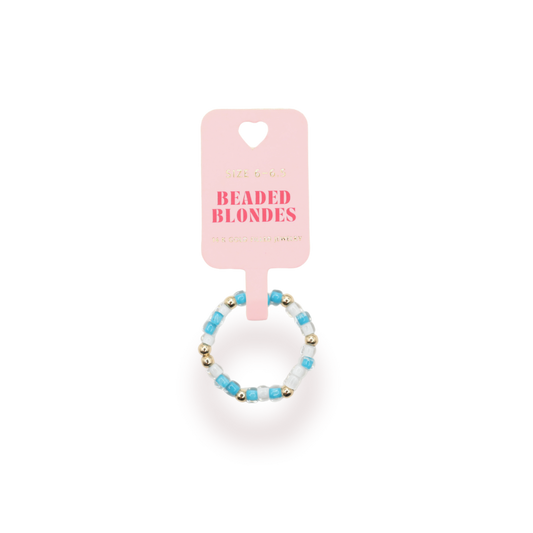 Teal Breeze Sprinkle Ring