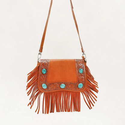 Loyal West Boho Medium Tassle Bag in Calfskin
