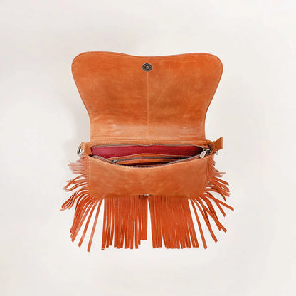 Loyal West Boho Medium Tassle Bag in Calfskin