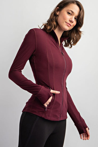 Curvy Butter Soft Zip Up Jacket