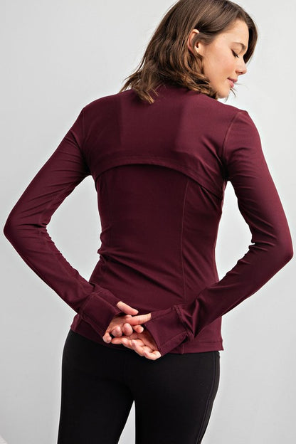 Curvy Butter Soft Zip Up Jacket