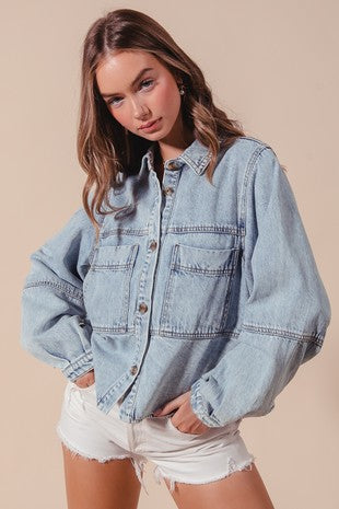 Trail Riding Denim Shirt/Jacket