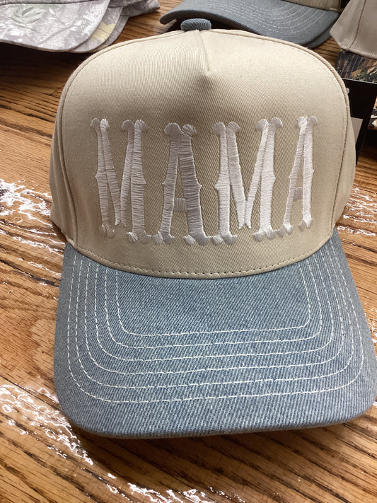Mama denim hat