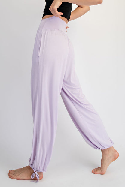 Petal Lilac Butter-Soft Knit Pants