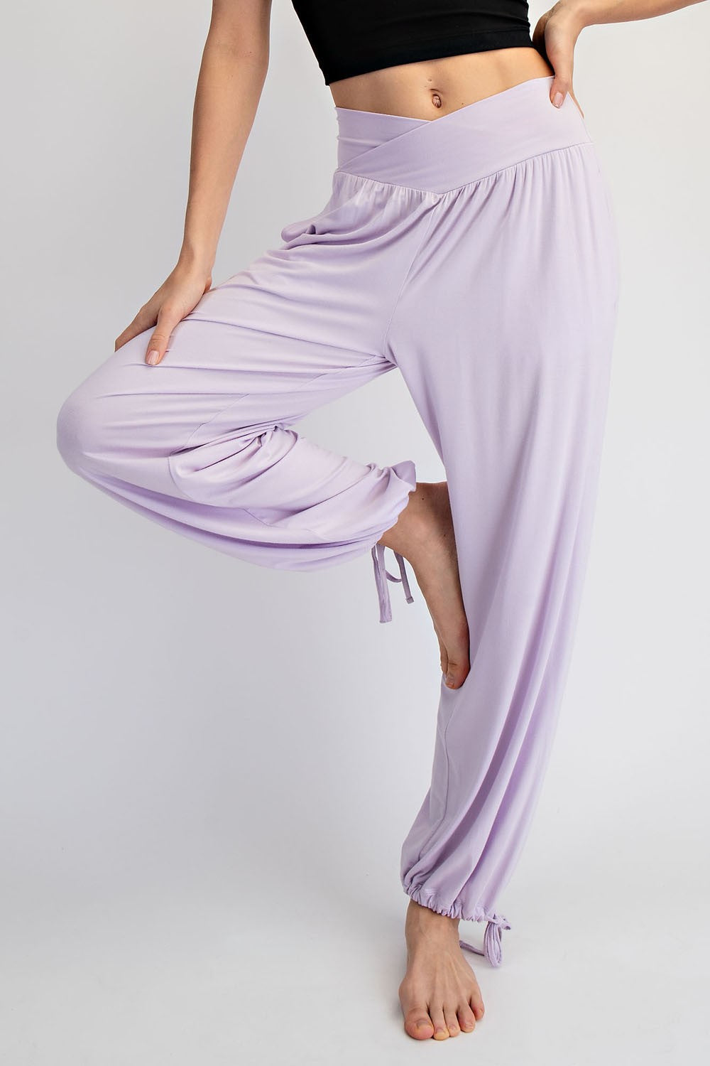 Petal Lilac Butter-Soft Knit Pants
